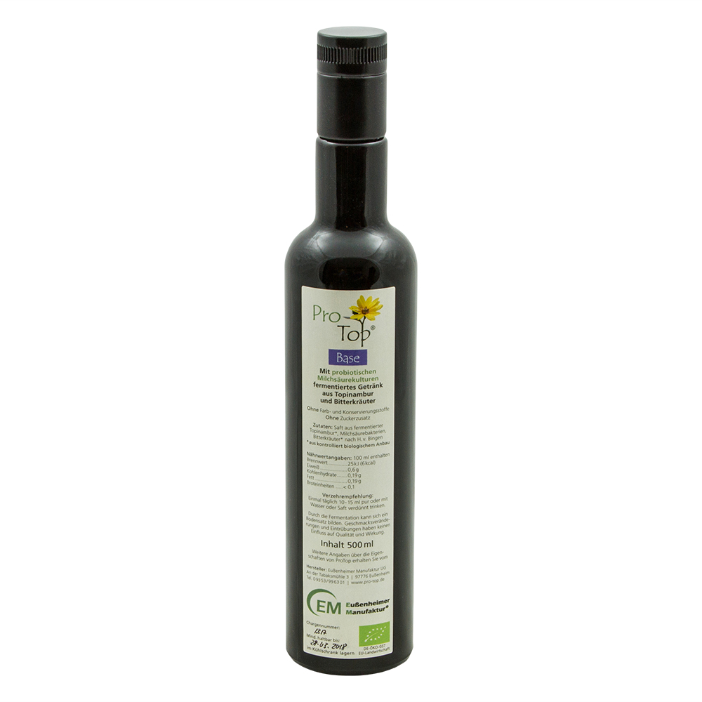 Pro-Top Base 500 ml Topaniambursaft mit Antioxitantien Bio