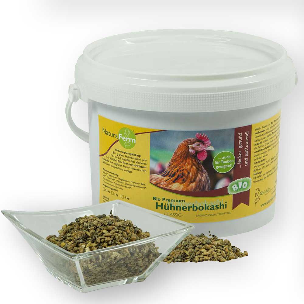 Bio Hühnerbokashi hochwertiges Ergänzungsfutter